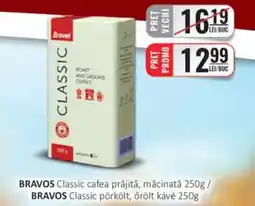 CBA BRAVOS Classic cafea prăjită, măcinată Ofertă