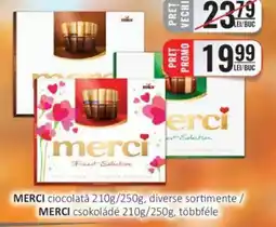 CBA MERCI ciocolată Ofertă