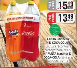 CBA FANTA Portocale & COCA COLA băutură răcoritoare carbogazoasă Ofertă