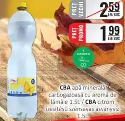 CBA CBA apă minerală carbogazoasă cu aromă de lămâie Ofertă