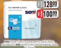 CBA SENI Active Classic scutece pentru adulţi 30buc, mărimea XL Ofertă