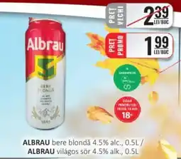 CBA ALBRAU bere blondă 4.5% alc. Ofertă