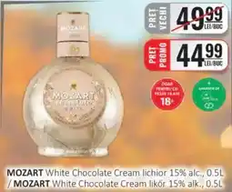 CBA MOZART White Chocolate Cream lichior 15% alc. Ofertă