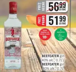 CBA BEEFEATER gin 40% alc. Ofertă