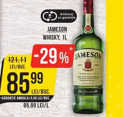Mega Image Jameson whisky Ofertă