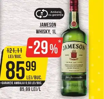 Mega Image Jameson whisky Ofertă