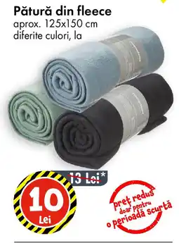 TEDI Pătură din fleece Ofertă