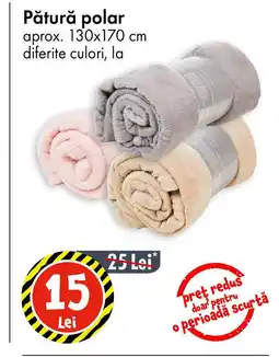 TEDI Pătură polar Ofertă