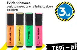 TEDI Evidenţiatoare Ofertă