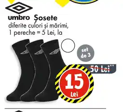 TEDI Umbro Șosete Ofertă