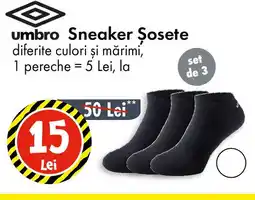 TEDI Umbro Sneaker Şosete Ofertă