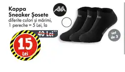 TEDI Kappa Sneaker Şosete Ofertă