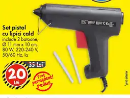 TEDI Set pistol cu lipici cald Ofertă