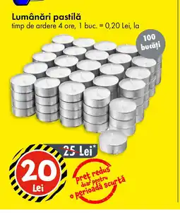 TEDI Lumânări pastilǎ Ofertă