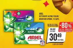 Mega Image ARIEL Detergent alpine/color/ mountain spring Ofertă
