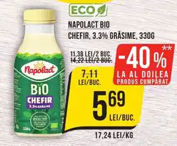 Mega Image Napolact Bio chefir, 3.3% grasime Ofertă