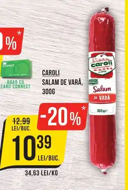 Mega Image CAROLI Salam de vară Ofertă