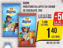 Mega Image Barni Prăjitură cu lapte/cu cremă de ciocolată Ofertă