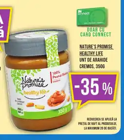 Mega Image Nature's Promise Healthy Life unt de arahide cremos Ofertă