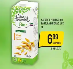 Mega Image Nature's Promise Bio băutură din ovăz, uht Ofertă