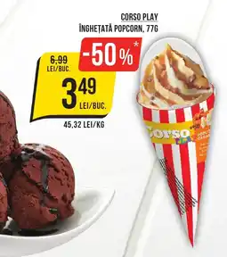 Mega Image Corso play înghețată popcorn Ofertă