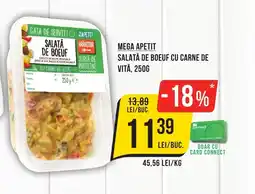 Mega Image Mega Apetit Salată de boeuf cu carne de vită Ofertă