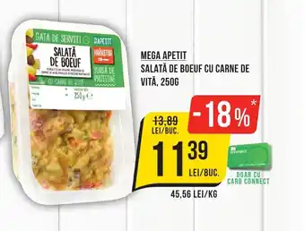 Mega Image Mega Apetit Salată de boeuf cu carne de vită Ofertă