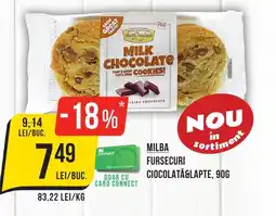 Mega Image Milba Fursecuri ciocolată lapte Ofertă