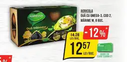 Mega Image AGRICOLA Ouă cu omega-3, cod 2, mărime m Ofertă