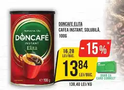 Mega Image DONCAFÉ Elita Cafea instant, solubilă Ofertă