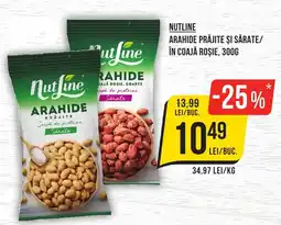 Mega Image NUTLINE Arahide prăjite şi sărate/ în coajă roșie Ofertă
