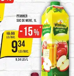 Mega Image Pfanner suc de mere Ofertă