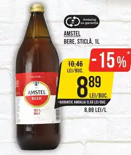Mega Image AMSTEL Bere, sticlă Ofertă