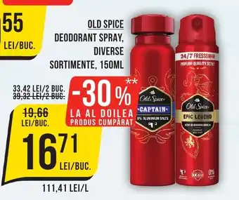 Mega Image OLD SPICE Deodorant spray Ofertă