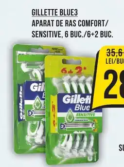 Mega Image GILLETTE Blue3 Aparat de ras comfort/ sensitive Ofertă