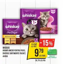 Mega Image WHISKAS Hrană umedă pentru pisici Ofertă