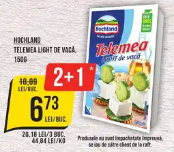 Mega Image HOCHLAND Telemea light de vacă Ofertă