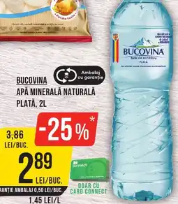 Mega Image BUCOVINA Apă minerală naturală plată Ofertă