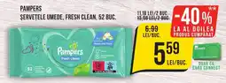 Mega Image PAMPERS Șervețele umede, fresh clean Ofertă