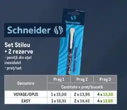 Metro Schneider Set Stilou + 2 rezerve Ofertă