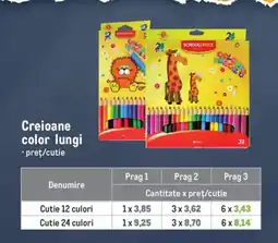 Metro Creioane color lungi Ofertă