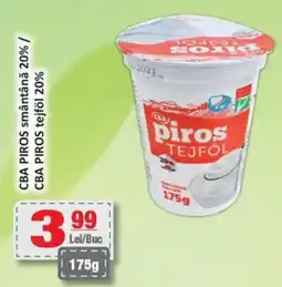 CBA CBA PIROS smântână 20% Ofertă