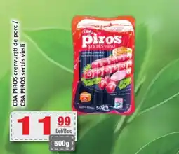 CBA CBA PIROS crenvursti de porc Ofertă