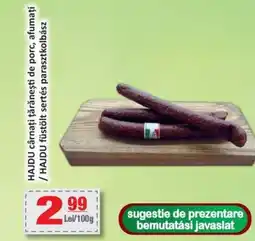 CBA HAJDU cârnaţi ţărăneşti de porc, afumați Ofertă