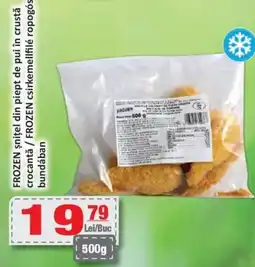 CBA FROZEN şniţel din piept de pui în crustă Ofertă