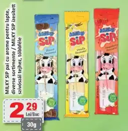 CBA MILKY SIP pai cu arome pentru lapte Ofertă