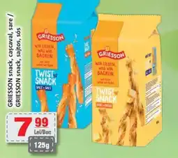 CBA GRIESSON snack, caşcaval, sare Ofertă