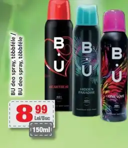 CBA BU deo spray, többféle Ofertă