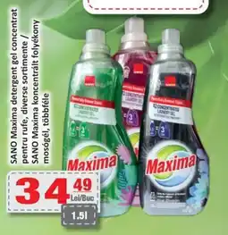 CBA SANO Maxima detergent gel concentrat pentru rufe Ofertă