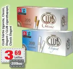 CBA CLUB hârtie ţigarete, Classic, Elegant Ofertă
